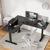 L Shaped Standing Desk, 63" Corner Standing Desk with Electric Adjustable Height, L Shaped Adjustable Desk with Splice Board 1