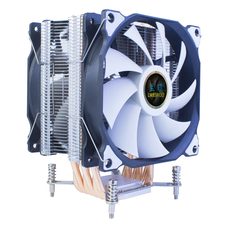 Lanshuo-cpu X97 2011v3 v4 Cpu Cooler Heat Pipe 120 mm Rgb Led X79 X99 X299 Novidades - Imagem 3