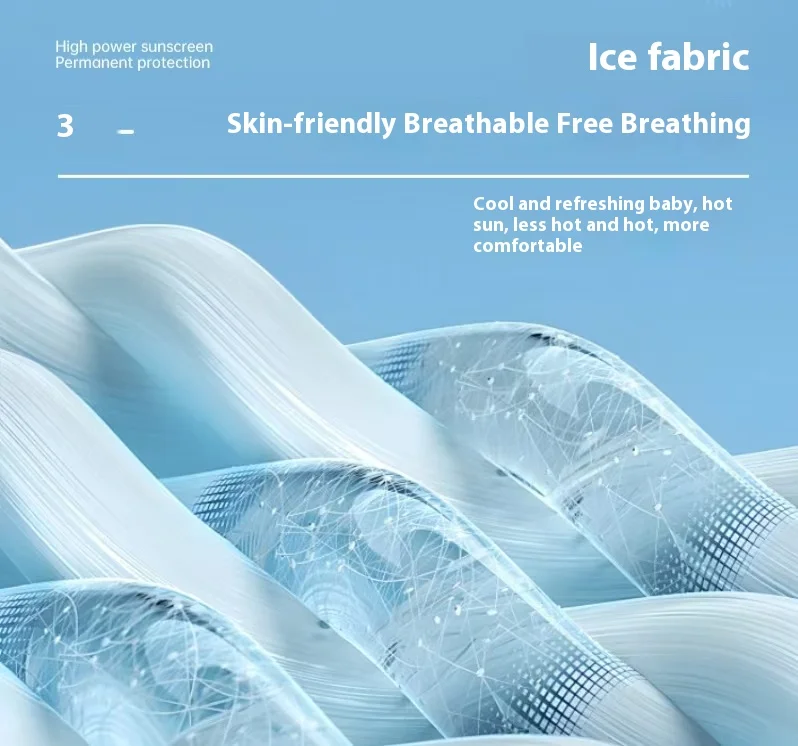 Unisex Breathable Cycling Face Mask - Ice Silk Fabric