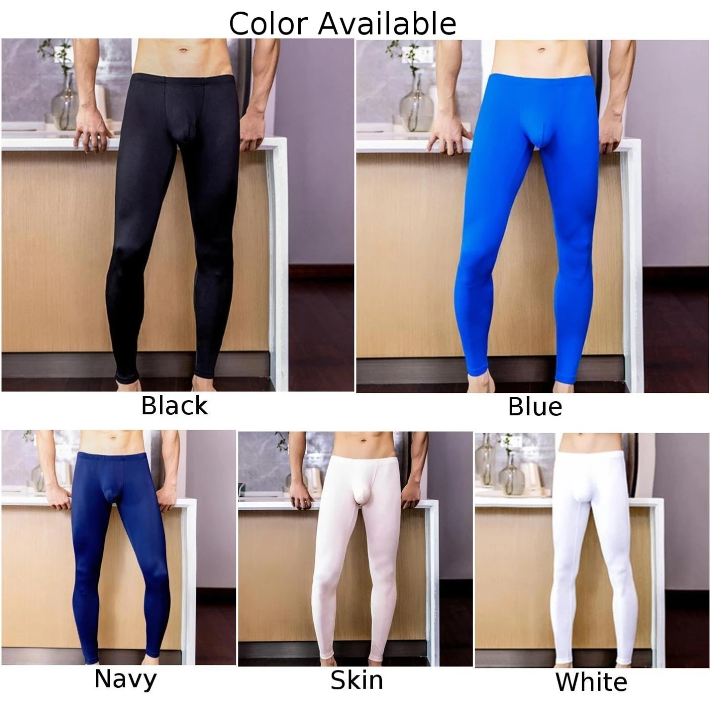 Relaxing Men's Lounge Pants Middle Waist Thermal Solid Pajama Bottoms Durable Nylon Material for Cozy Home Wear