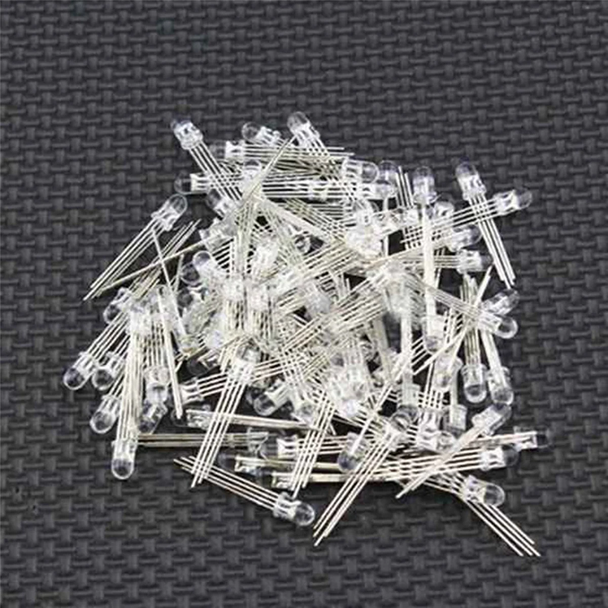 BAAU 400pcs 5mm 4 Pin RGB LED Common Anode Red Green Blue