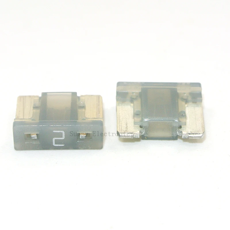 50pcs 2A 3A 5A 7.4A 10A 15A 20A 25A 30A fuses Micro Short Low profile Mini blade 15A amp APS/ATT fuse for Honda Toyota Lexus car fuses kit