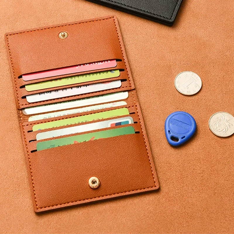 Card Bag Slim And Compact Bank ID Card Case Driver's License Wallet Simple And Anti Demagnetization Holder