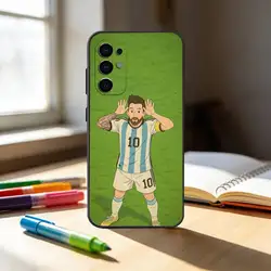 Lionel Messi Signature Collection: Sleek Black Phone Case - Samsung S21lite (Z1)