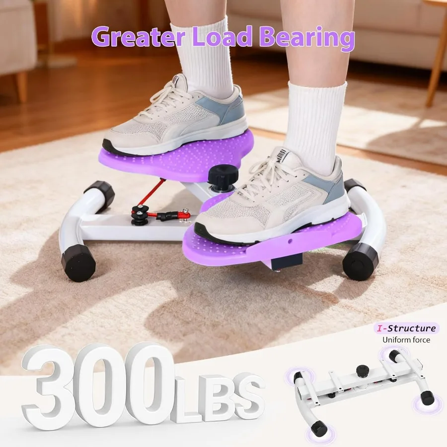 waist twister，waist twisting machine ab twister board with 300 lbs Weight Capacity, Noiseless Fitness Tool Foot Massage, and Cor