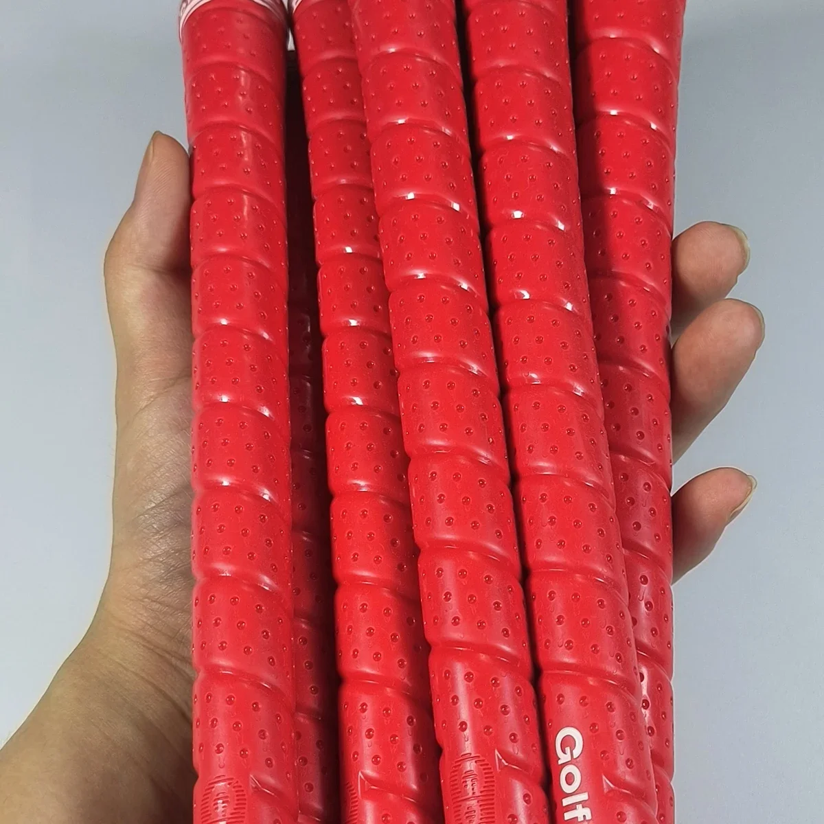 Red Golf Grip Wrap Golf Club Grips Standard Midsize