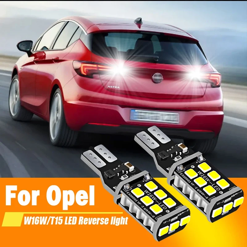 

10pcs For Opel Astra K 2015-2021,Astra J Coupe/Saloon 2011-2015 LED Backup Light Blub Reverse Lamp W16W T15 921