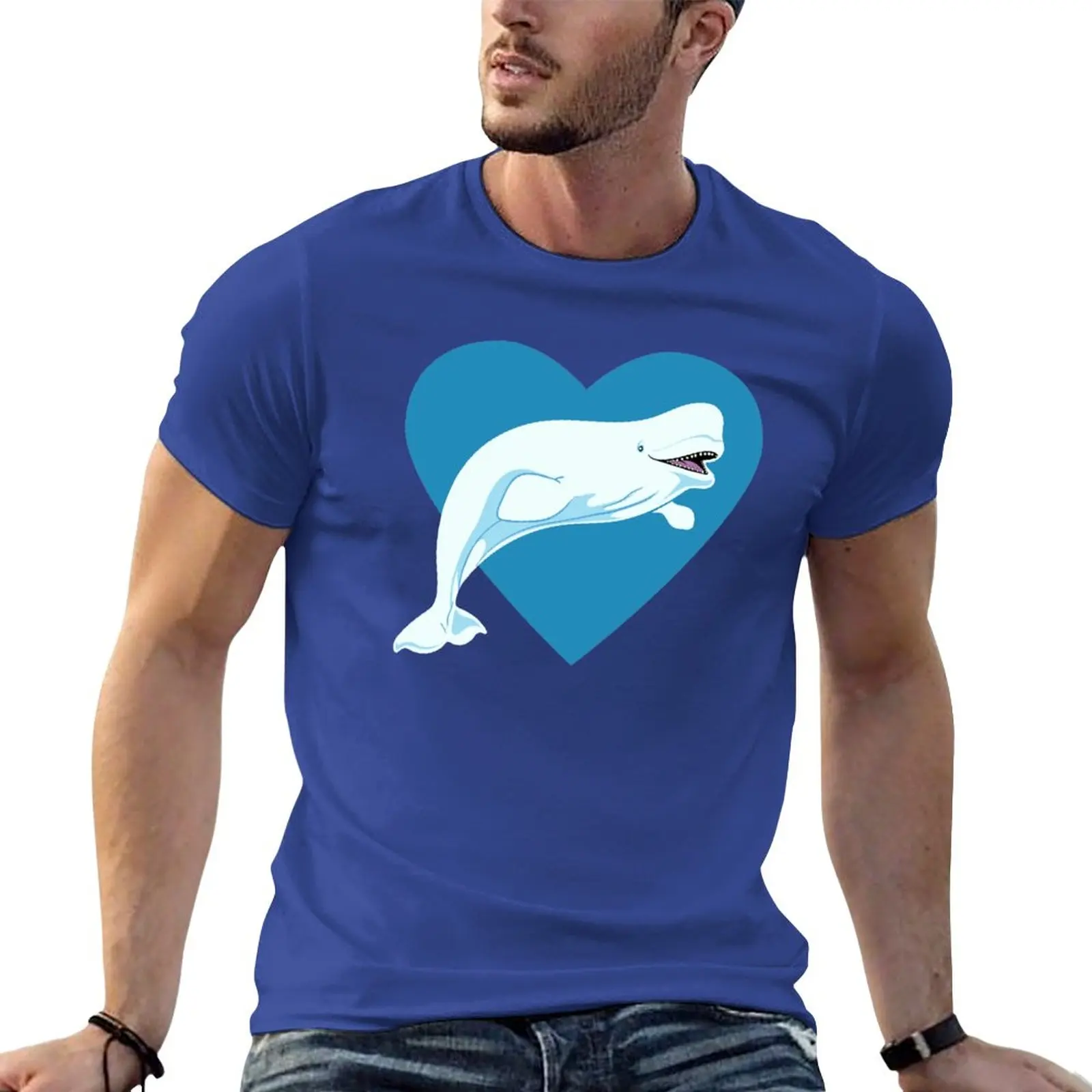 Love Belugas T-Shirt Tee Shirt T Shirt Uomo T-Shirt Personalizzata T-Shirt Uomo