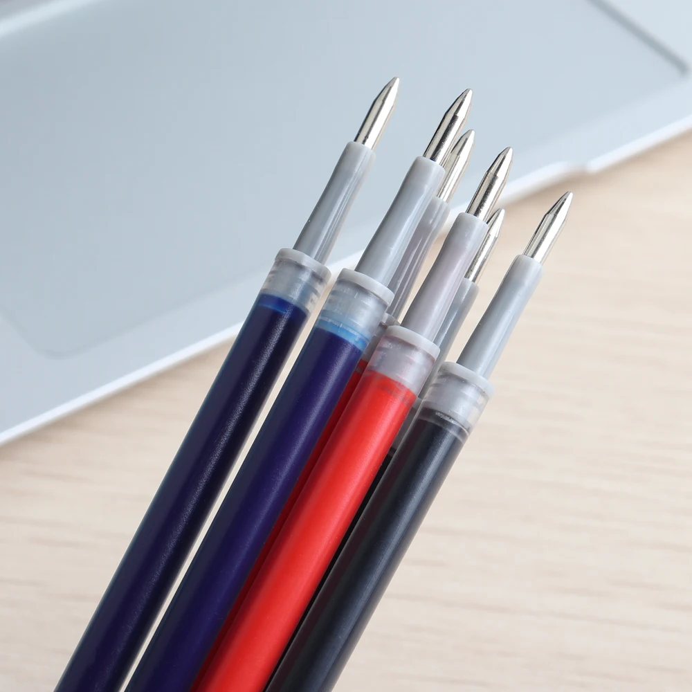 Gel Pen Refills Length 11.0cm Ink Colors Red Blue Black Refill For Shool Office Writing Point 0.5mm Stationery Supplies 6