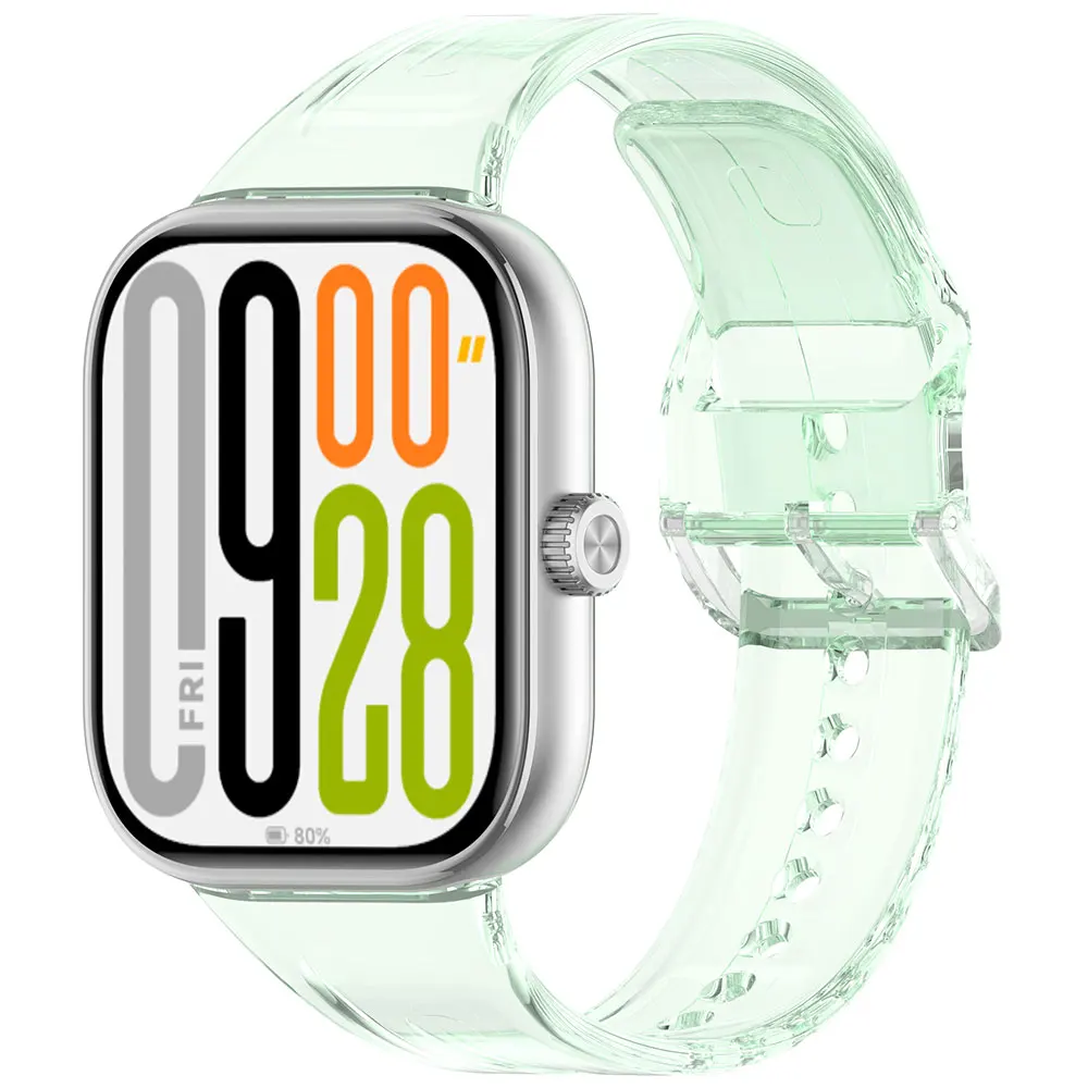 Transparent Sunshine Turn Color Silicone Watchband Bracelet Wristband