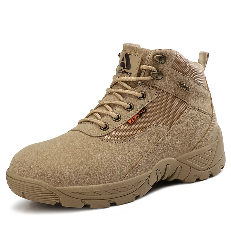 

2023 Men's Tactical Boots Waterproof Military Shoes Summer Ankle Army Boots Light Outdoor Boots Man Wear Resistant Free Shipping