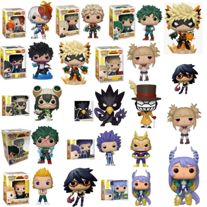 Nuovo Funko Pop My Hero Academia Dabi Deku Inshota Tutina Dxf Tsuyu Tomura Shigaraki Katsuki Silver Age All Might Figure Toy Gift