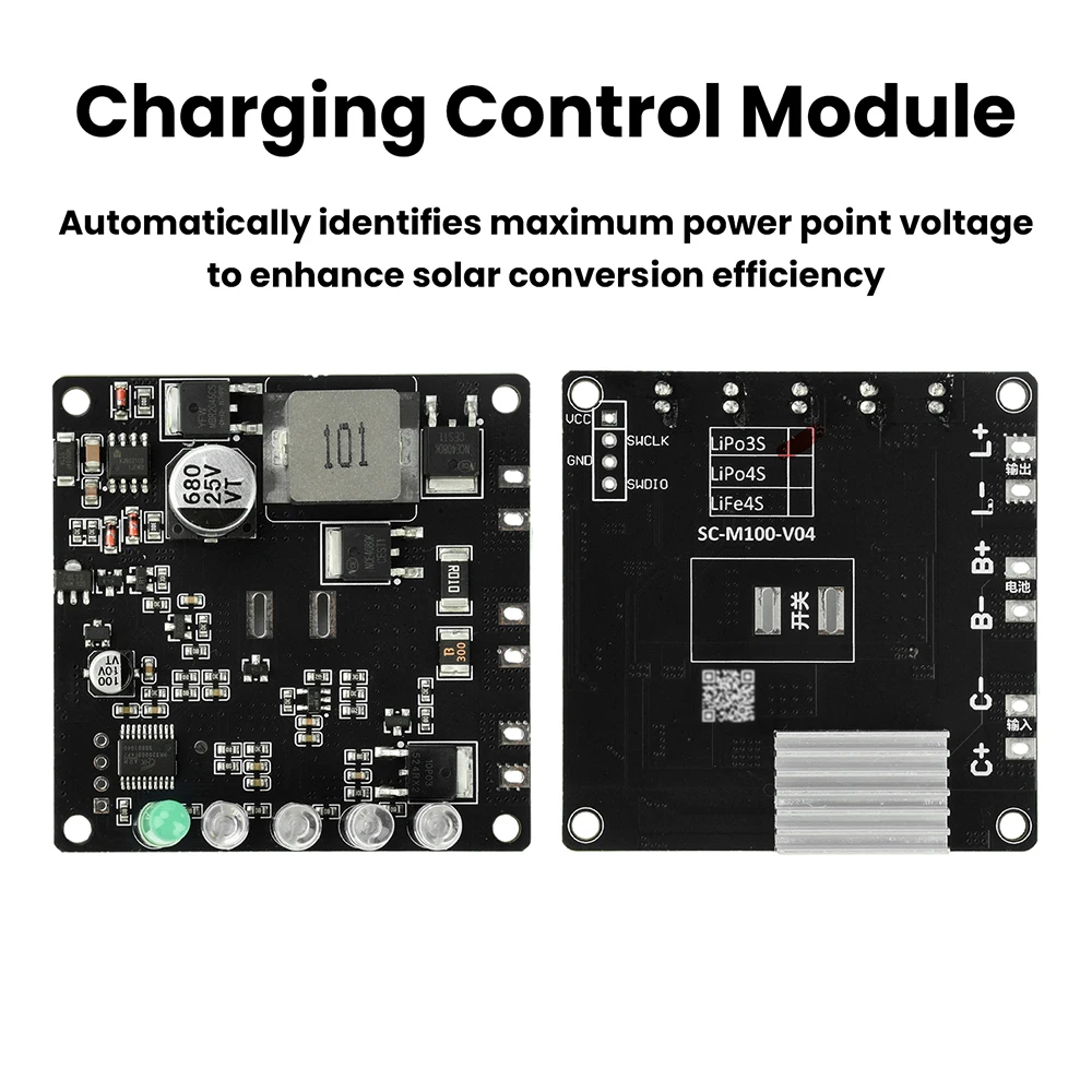 MPPT Solar Charge Control Module for Small Energy Storage Systems