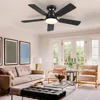 Ceiling Fans with Lights-  Low Profile Indoor Ceiling Fan with Light and Remote/APP Control, Flush Mount 1