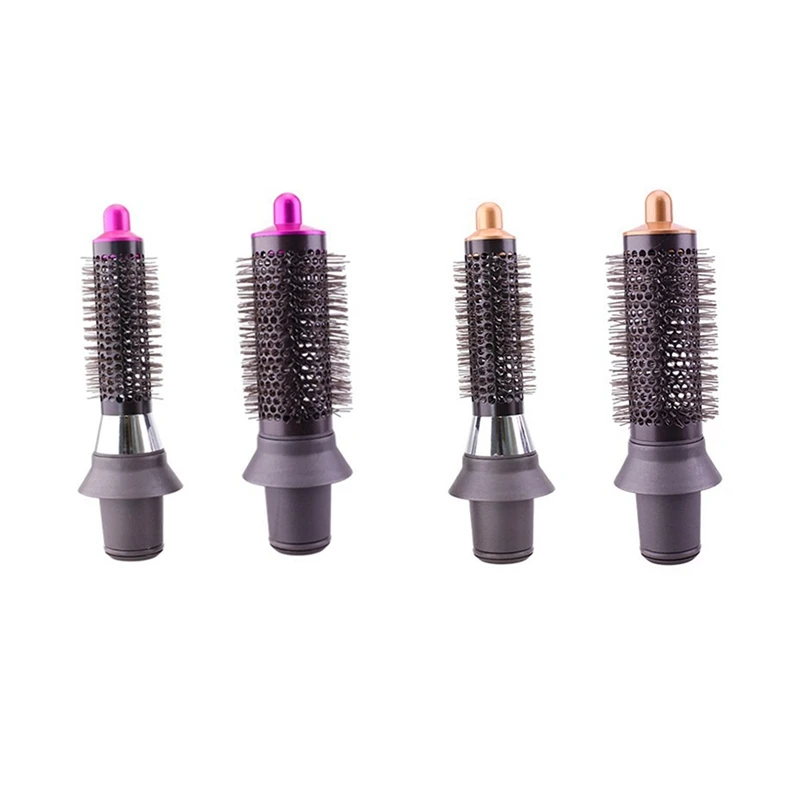 Spazzola Volumizzante Rotonda Da 2 Pezzi E Adattatore Per Dyson Airwrap Asciugacapelli Strumento Di Attacco Volumizzante Per Capelli Piatti Morbidi