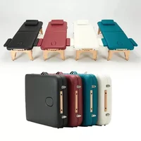 Massage Bed Headrest Foldable Aesthetic Stretchers Portable Massage Table Pillow Facial Bed Eyelash Making Stretcher Salon