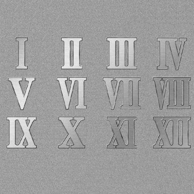 12pcs/set Leather Punch Stamp Roman Numerals Flower Heart Constellation Kit DIY Steel Stamp for Jewelry Leather Carving