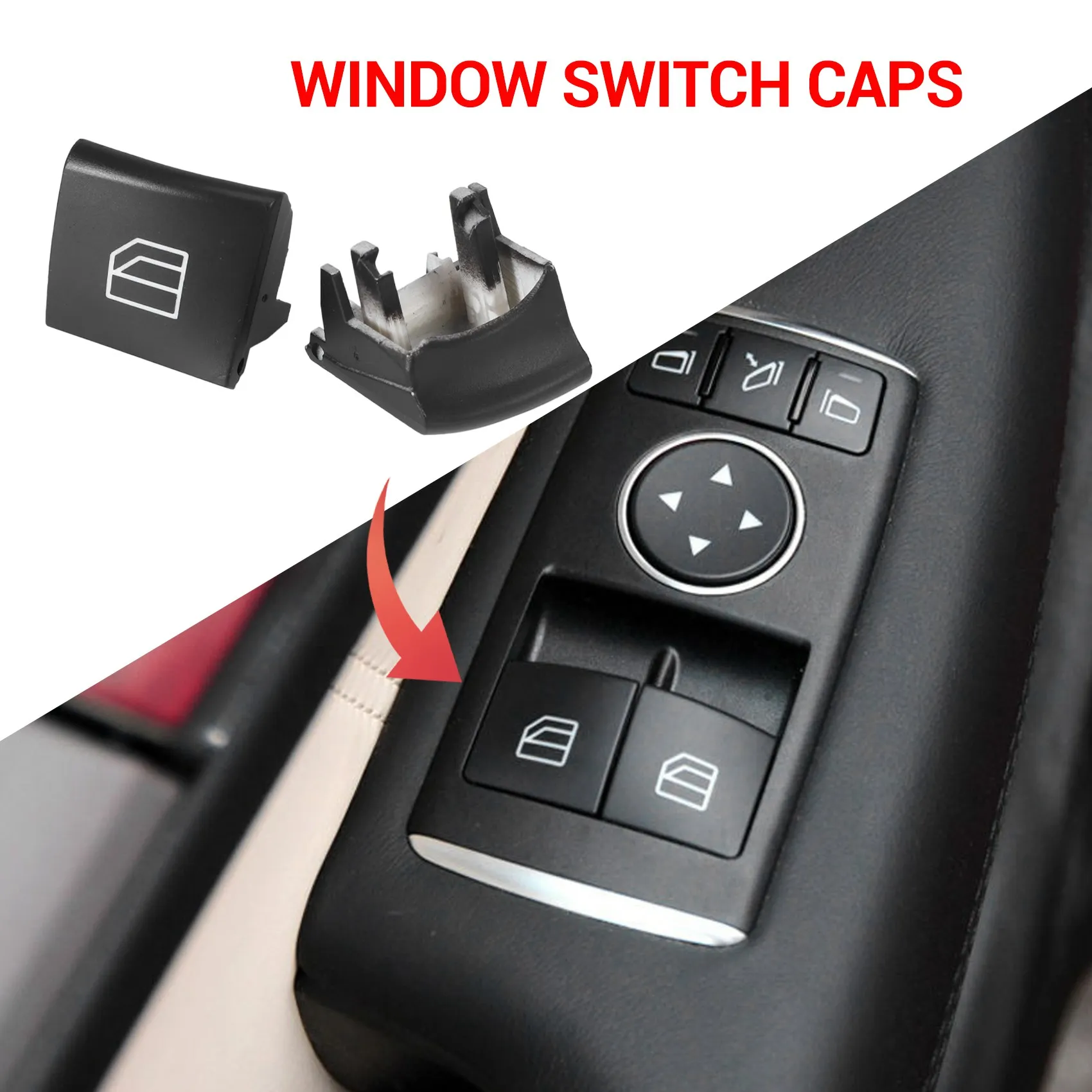 Car Window Lifter Car Window Closer Module For Mercedes Benz A Ml Gl R Class W164 X164 W251 W245 W169 Window Switch Repair Button Cap