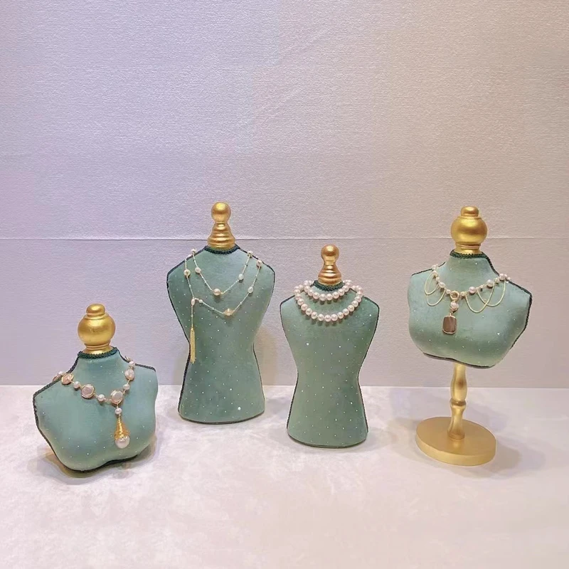 New Portrait Model Necklace Display Stand Jewelry Display Stand Shop Window Necklace Neck Model