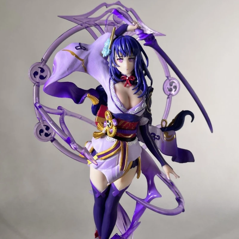 

Genshin Impact Anime Figures GK Raiden Shogun Model Doll Beelzebul Game Surrounding Tabletop Decoration Surprise Gift