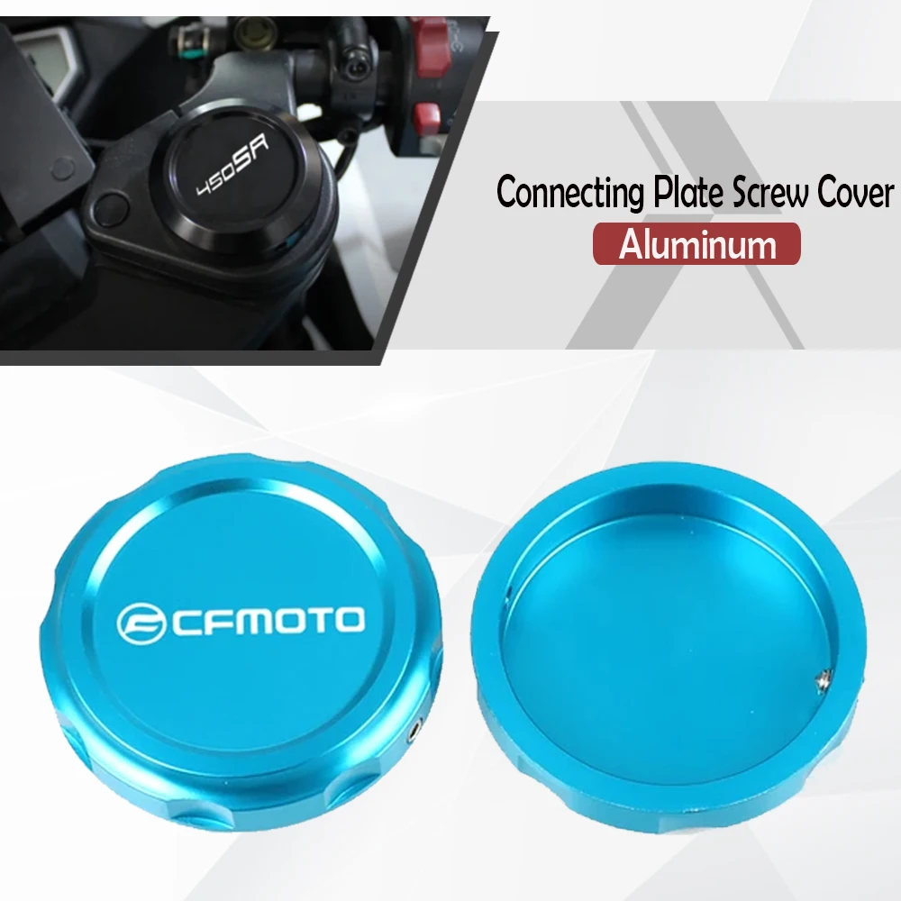 

For CFMOTO CF MOTO 450SR 450SS 450 SR/SS 2022 2023 2024 Motorcycle Upper connecting plate decorative screw Cap Protection Cover