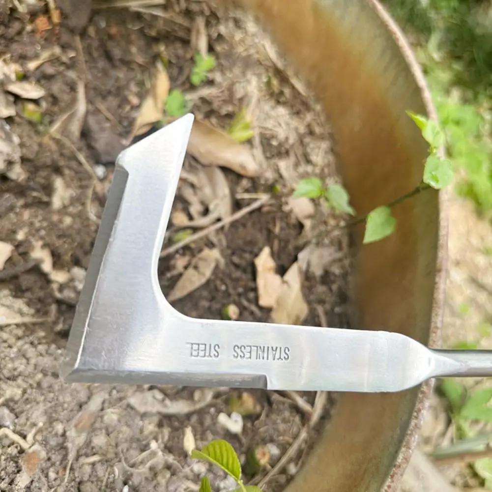L-Shaped Manual Weeding Tool - Crack Weeder And Weed Extractor For Garden, Agricultural, And Bonsai Supplies 4