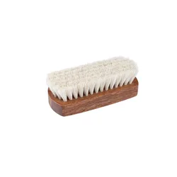 Premium Solid Wood Shoe Care Brush for Polishing and Cleaning Leather or Fabric Shoes (Mixed Color)