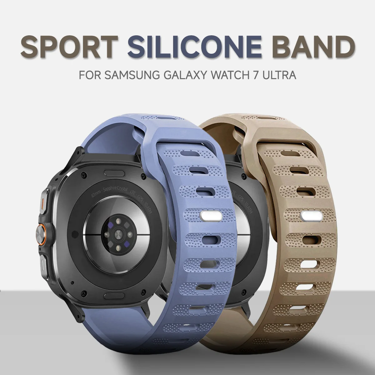 Sport Strap Silicone Bracelet for Smartwatch 47mm Wristband