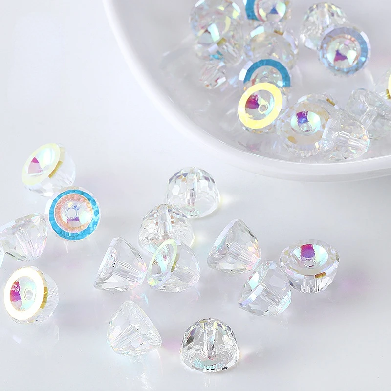 

Хрустальный колокольчик с отверстием, 8*10 мм, 20 шт./упаковка