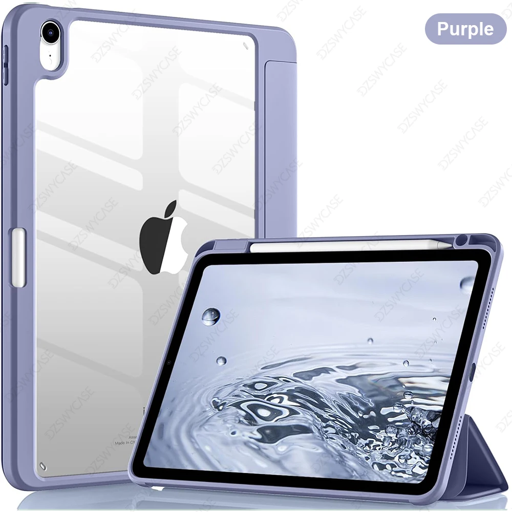 Enhanced Universal Tablet Protective Clear PC Case with Wake Feature