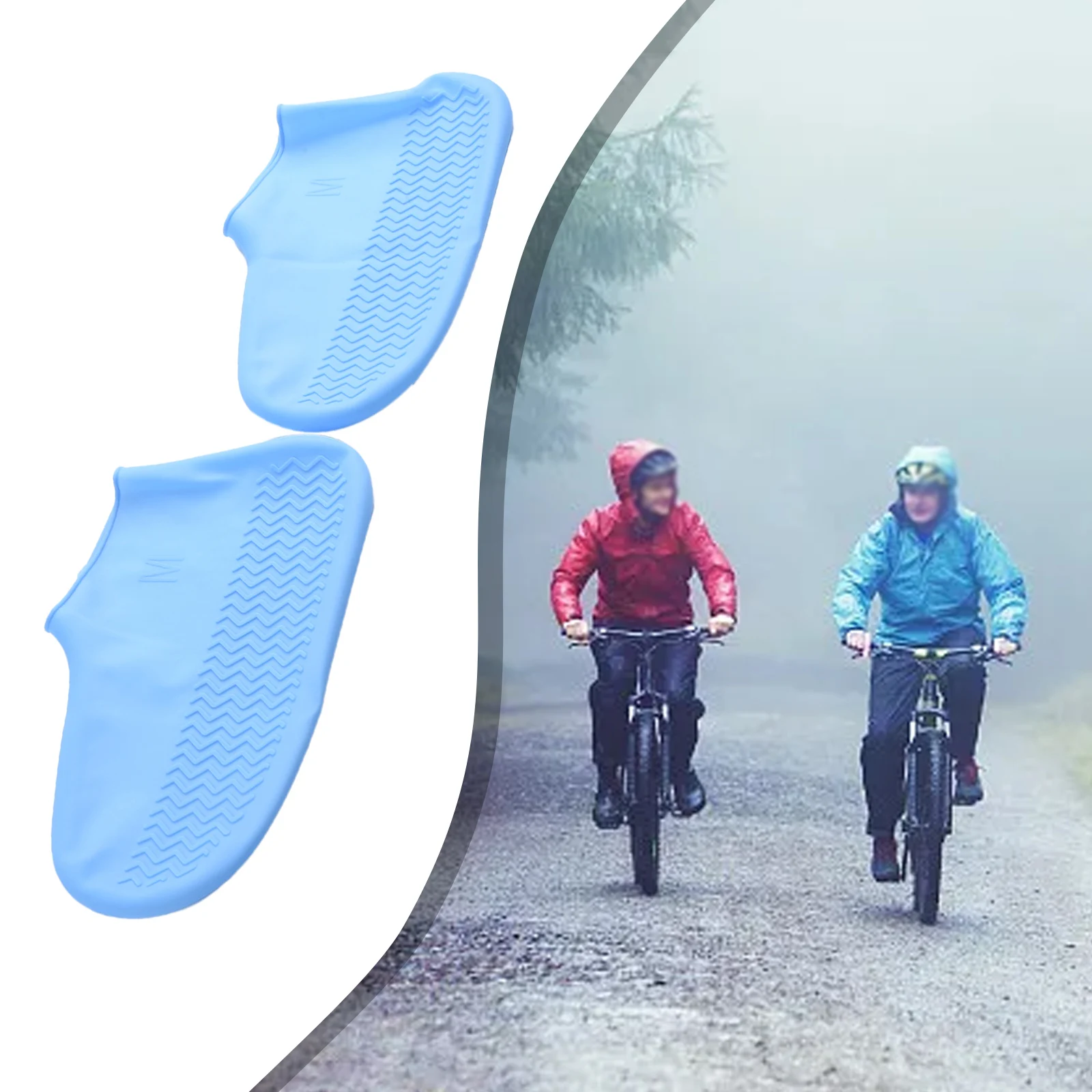 Waterproof Reusable Silicone Shoe and Boot Covers - Outdoor Rain Protector Overshoes