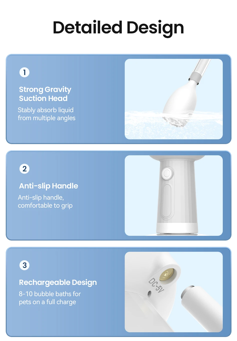 Automatic Pet Soap Dispenser Wireless Electric Cat Foaming Machine Dog Cleaning
