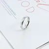 Fashion Jewelry New Titanium Steel Men's and Women's Simple Personality 4MM Grinding Couple's Ring 4