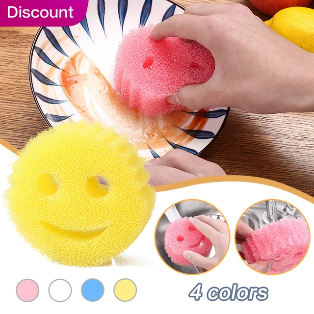 Smiley magic dish sponge