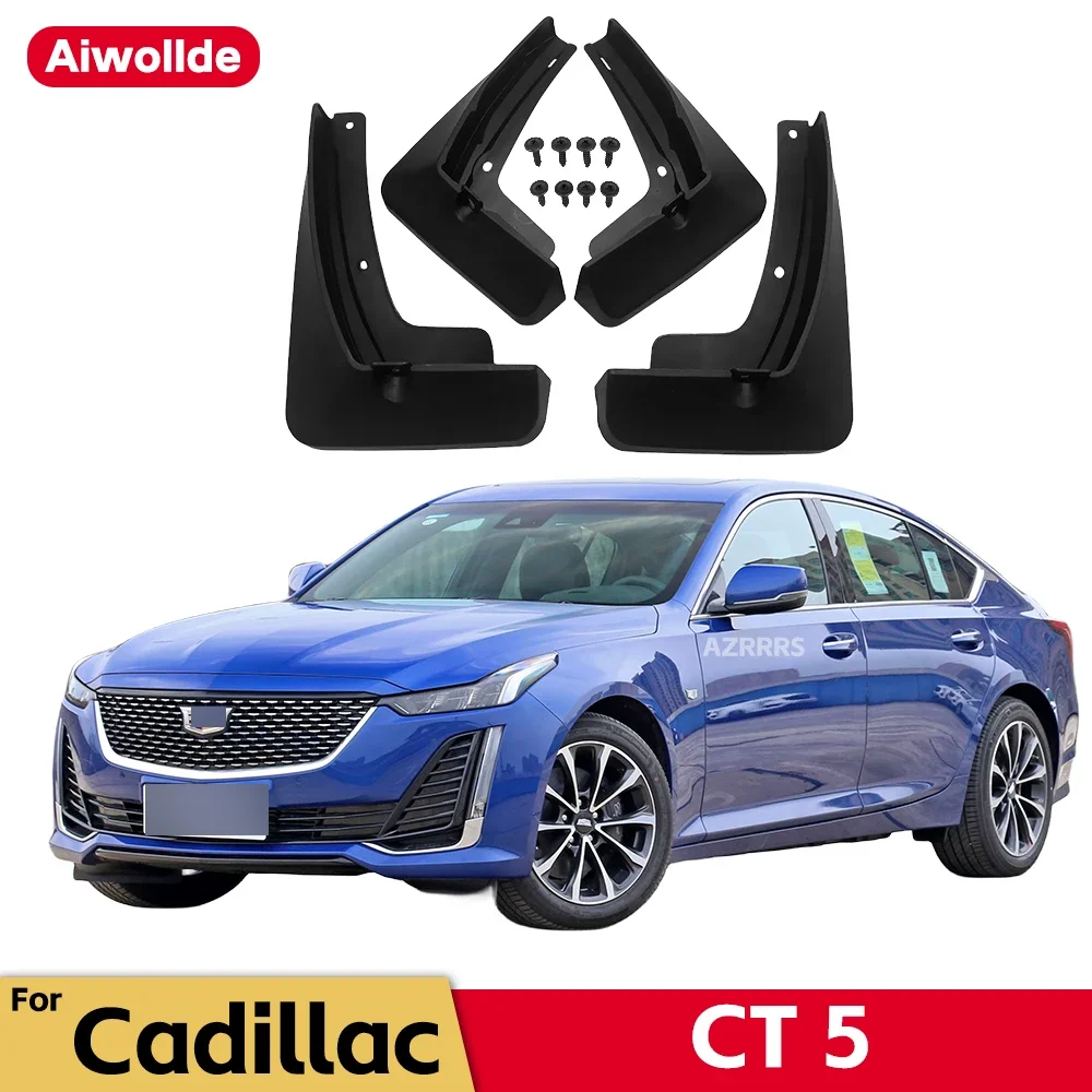 MudFlaps For Cadillac CT5 2019 2020 2021 2022 Mudguards Mud Flaps