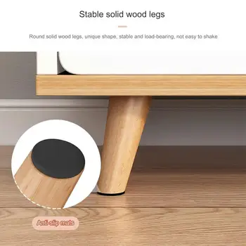 Solid Wood TV Stand Modern Farmhouse Boho with Doors  for the Living Room 120-200cm Length Adjustable Shelf 3