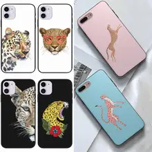 

Wild Animal Cheetah Painting Printed Phone Case Fundas Shell Cover For Iphone 6 6s 7 8 Plus Xr X Xs 11 12 13 Mini Pro Max