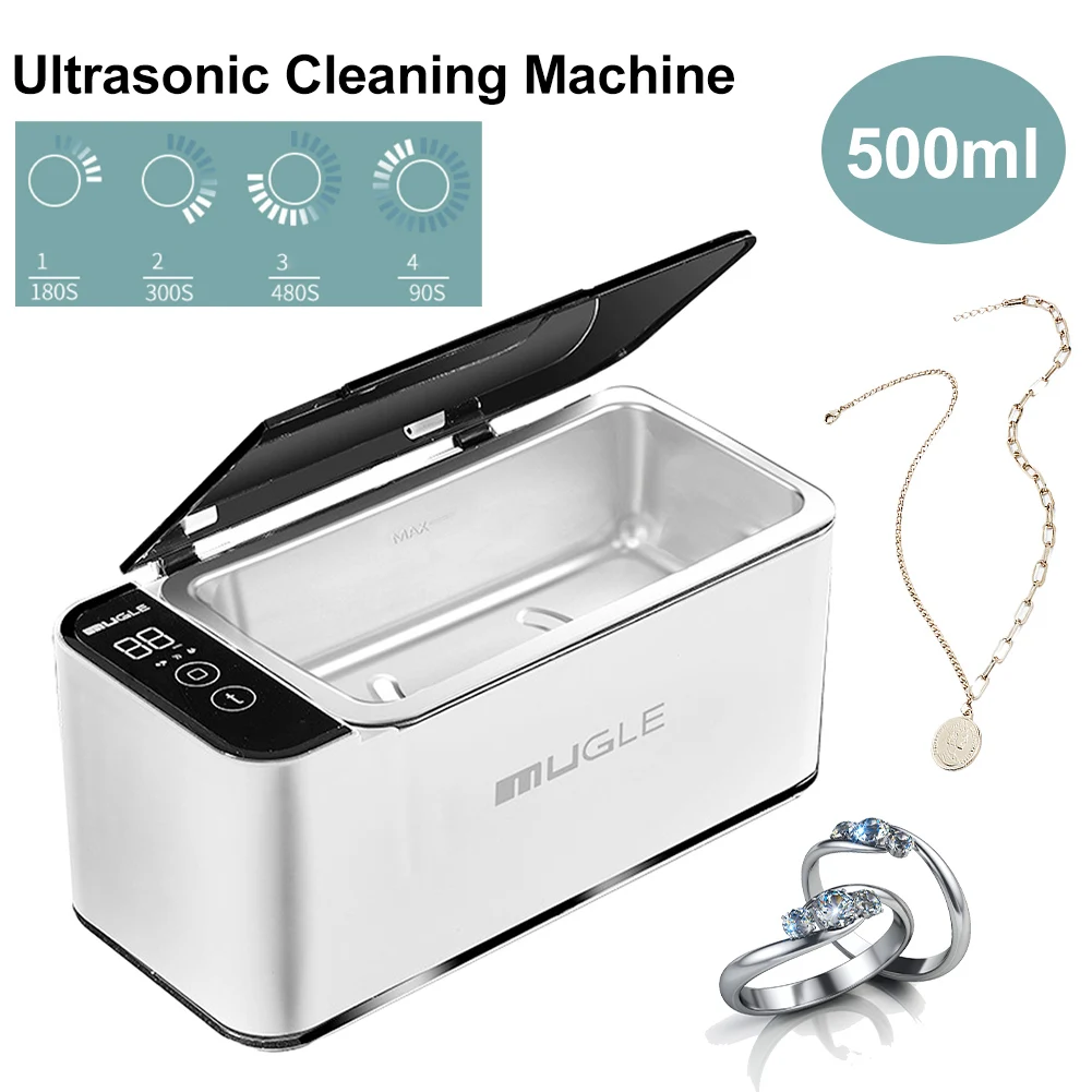 

35W Ultrasonic Cleaner High Frequency Vibration Wash Cleaner Portable Ultrasonic Cleaner For Cleaning Jewelry Eyeglasses Watch