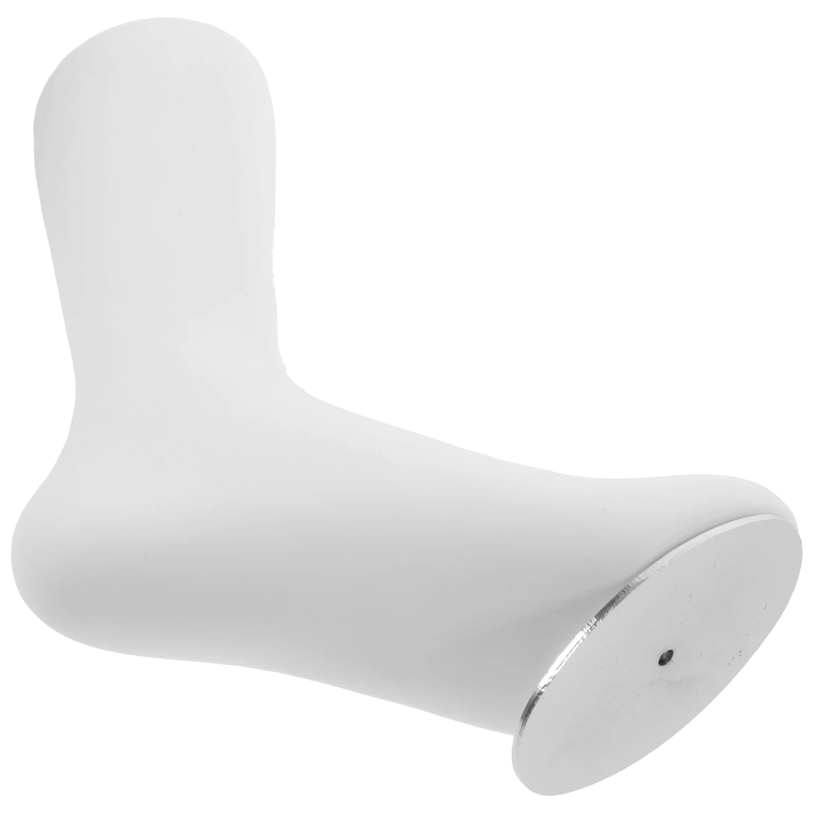 white-foot-model-elegant-display-prop-sock-shoes-mannequin-holder-props