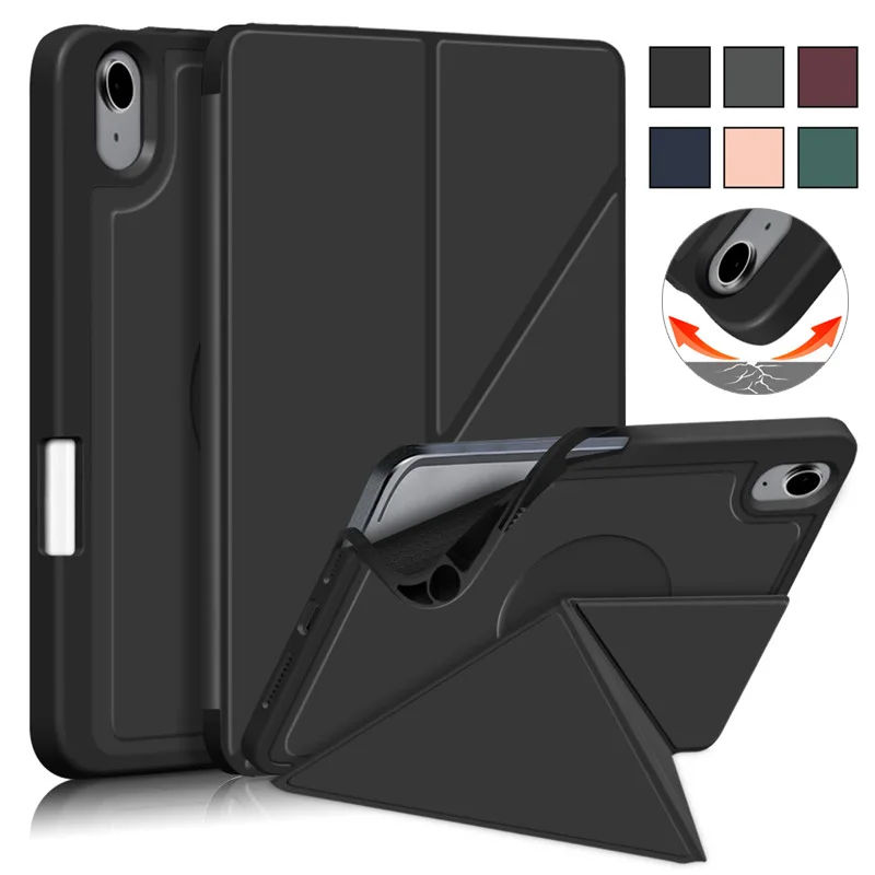 

Smart Cover For iPad Mini 6 Case with Pencil Holder PU Leather Silicone Back Stand Tablet Case For iPad Mini6 iPad Mini 6 2021