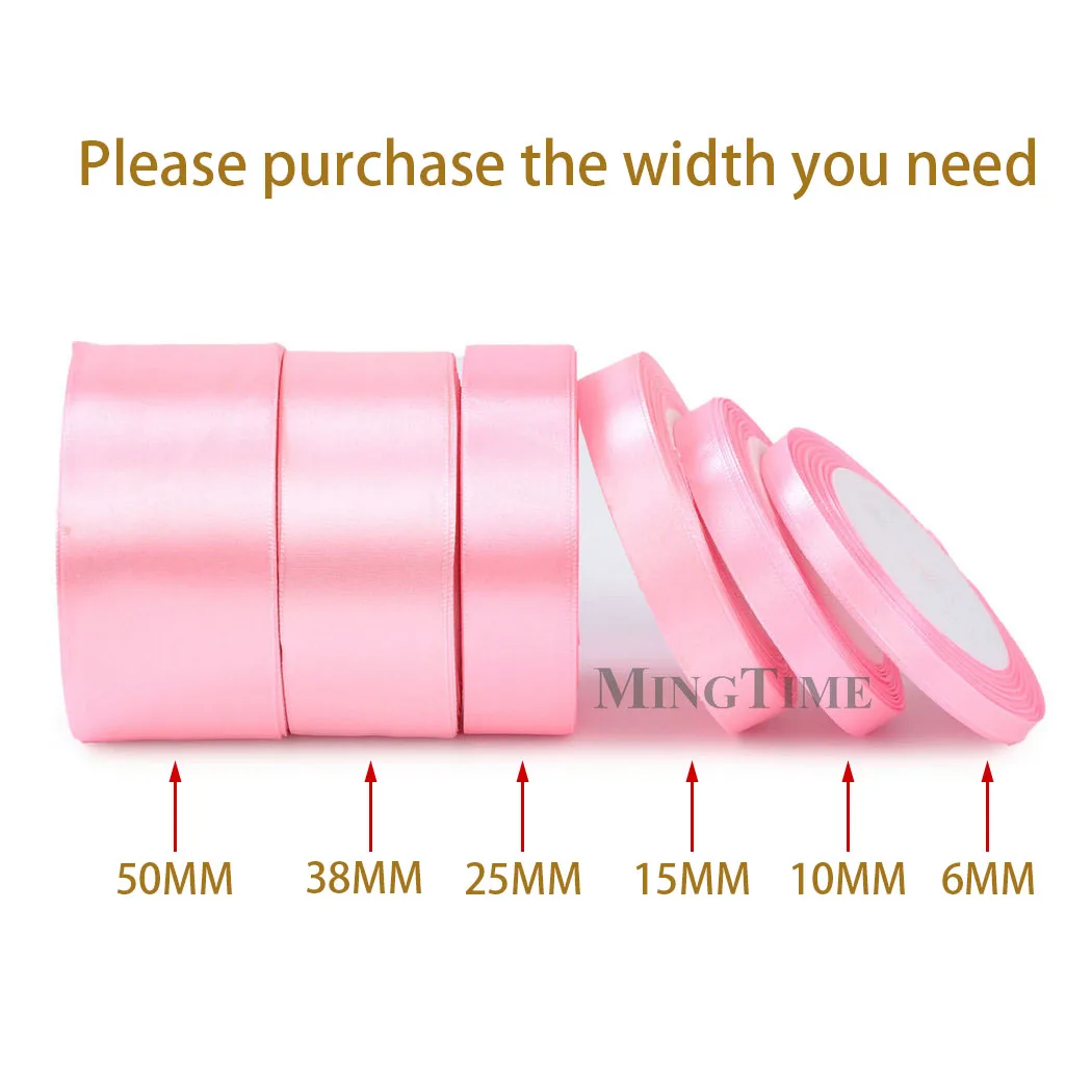 thumbnail image 1 of Cinta de raso de 22 metros (6 mm, 10 mm, 15 mm, 25 mm, 38 mm y 50 mm), ideal para fajas, regalos, lazos, manualidades, decoración de bodas y fiestas., 1 of 5