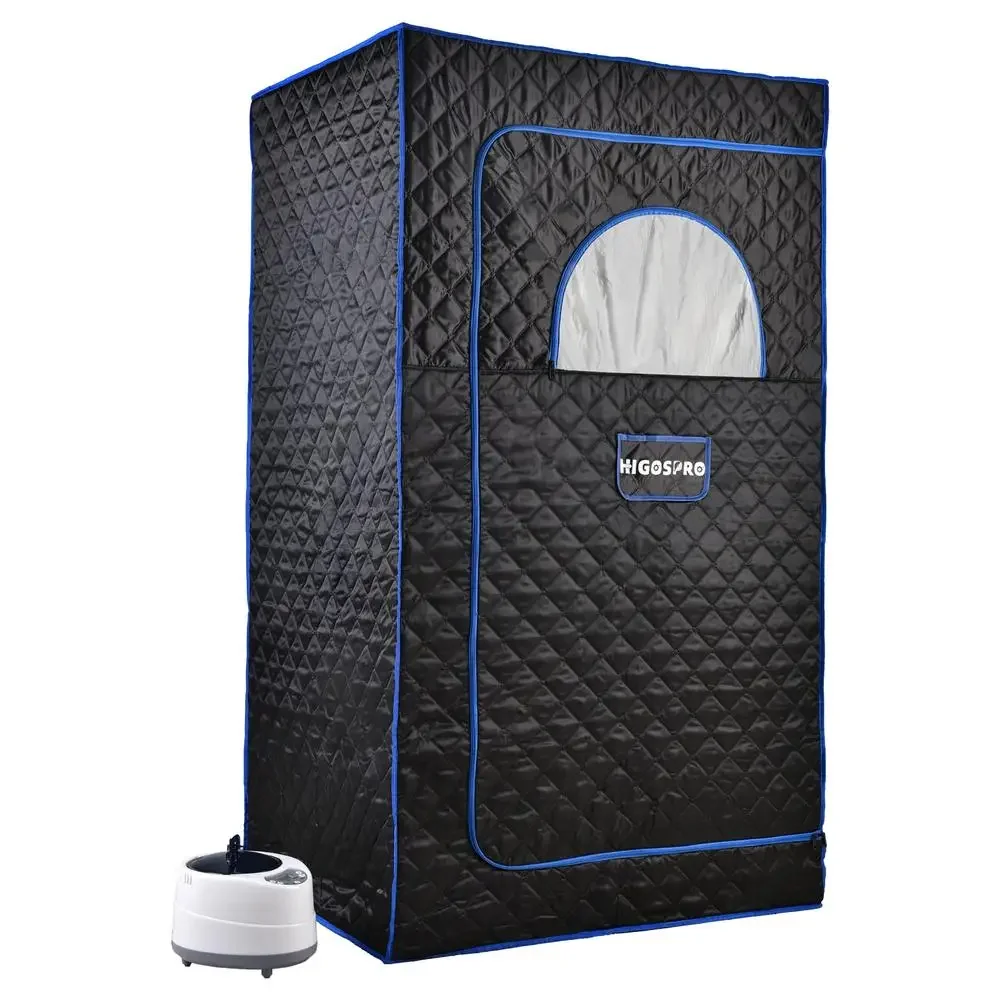Portable Full Size Lightweight Steam Sauna Home Spa FCC Certified 2.6L Steam Generator 90 Min Timer Rust-Proof Auto Power Off 2
