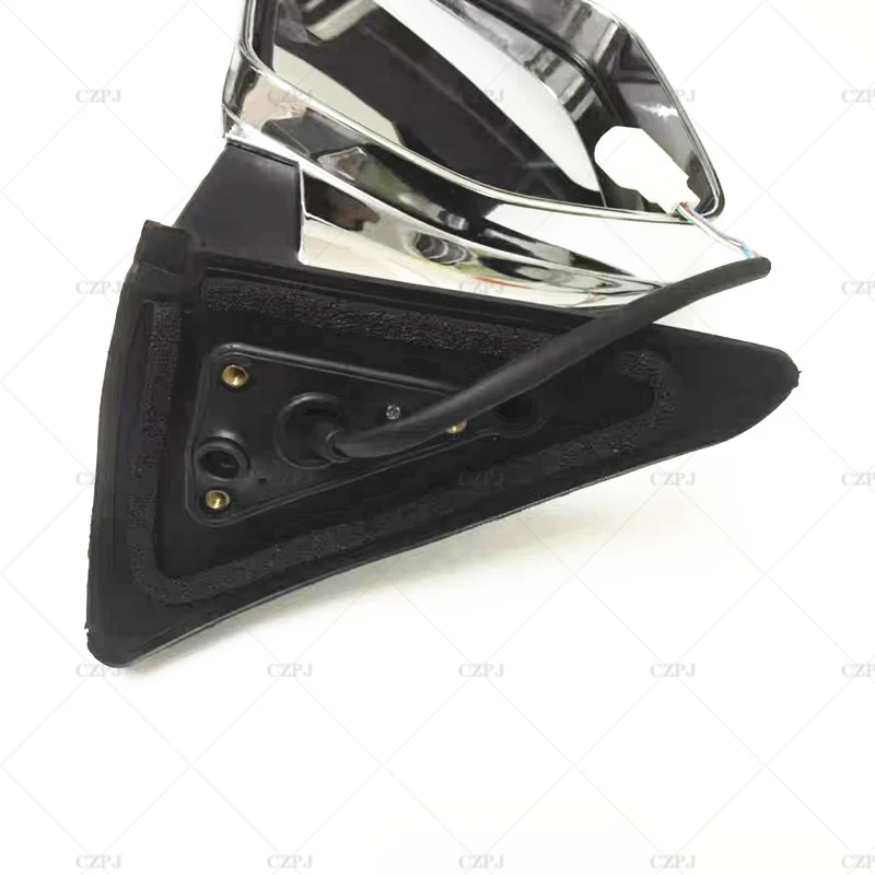 Car Outer Chroming Rearview Side Mirror Assembly For Toyota Land
