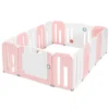 16 Panels Baby Safety Playpen Kids Safety Activity Play Center w/ Drawing Board 1