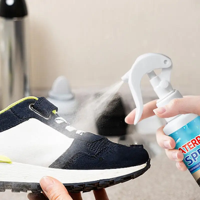 Waterproofing Spray For Shoes Fabric Shoe Protector Spray Long Lasting 120ml Nano Protection Rainproof Shoe Protection Tool waterproof shoe spray