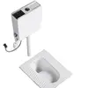 *~L Household Ceramic Squatting Pan Flushing Cistern Whole Set Potty Chair Style Toilet Squat Toilet 1