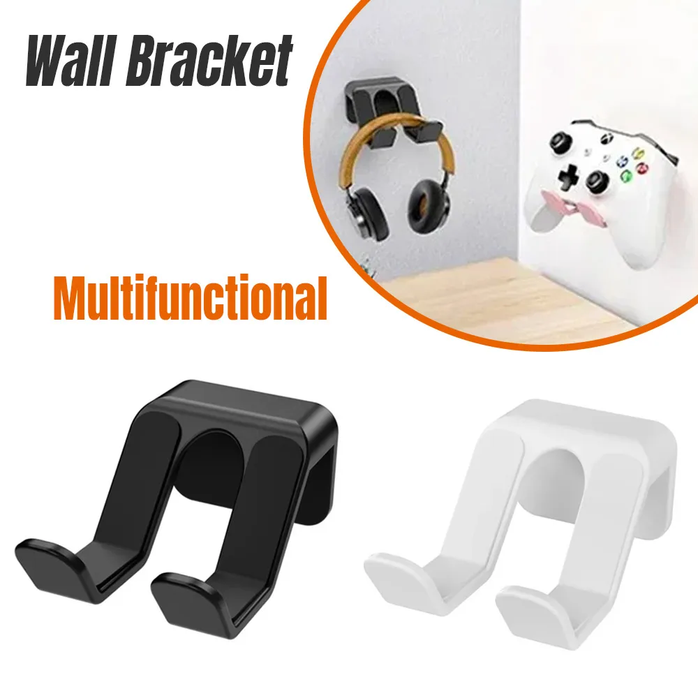 Multi Functional Wall Bracket ขาตั้งหูฟังเกมคอนโทรลเลอร์ฐานไม่จําเป็นต้องเจาะสําหรับหูฟัง Nintendo Switch Sony Xbox 1