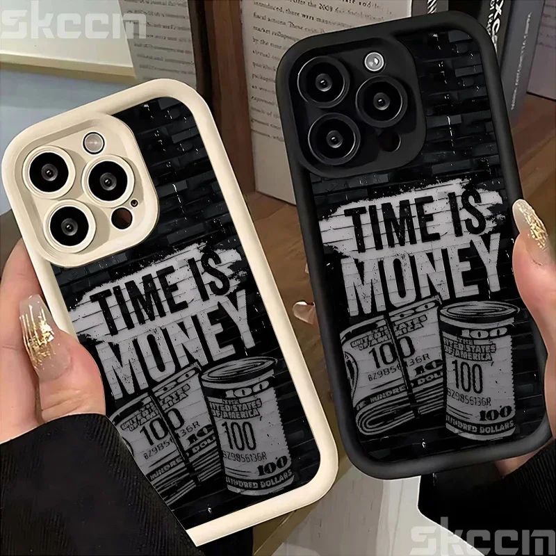 Graffiti Money Pattern Soft Silicone Phone Case Cover