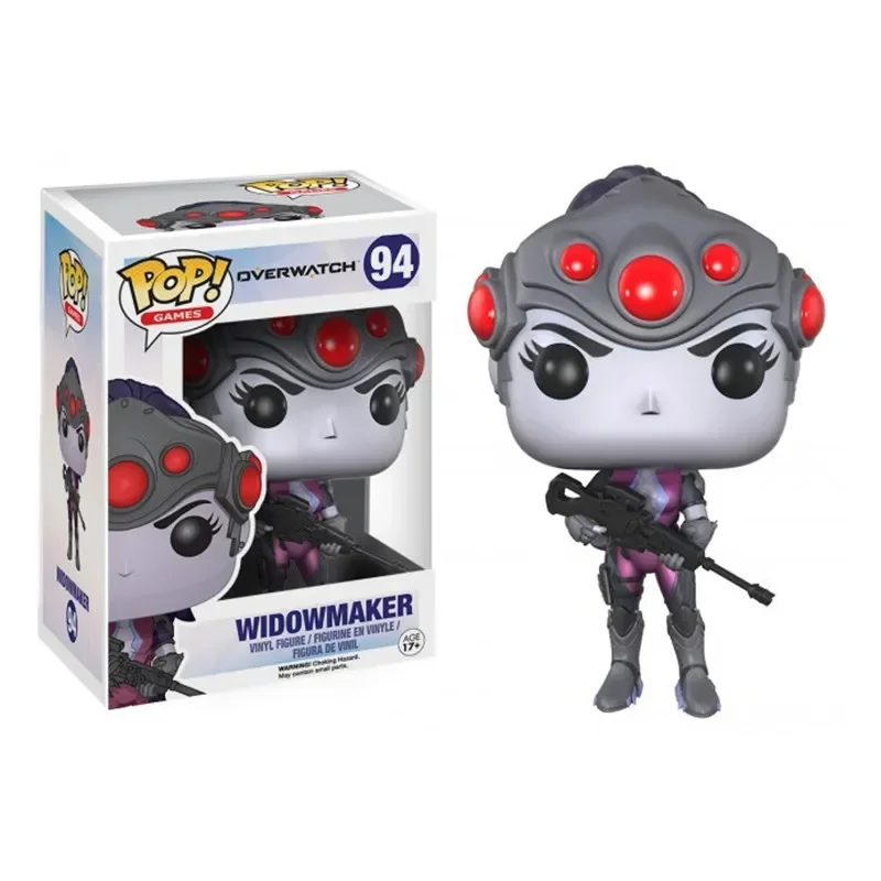 FUNKO POP Overwatch Tracer #92 Reaper #93 Widowmaker #94 Soldiers 76 #96 Figura de acción de juguete para regalo de niños