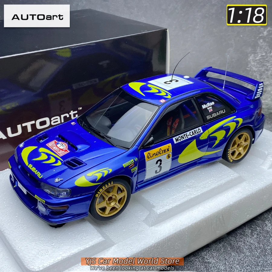 AUTOART 1/18 Subaru Impreza WRC Rally of Monte Carlo 1997 #4